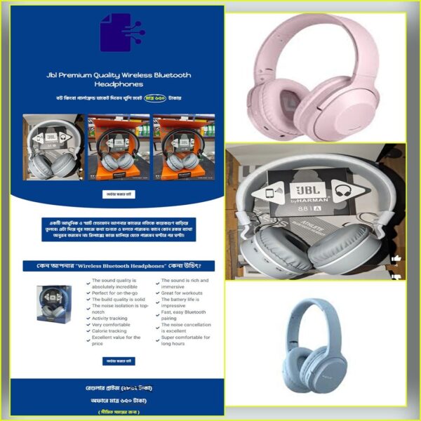 Wireless Headphones – Premium Quality – Cartflows Landing Page