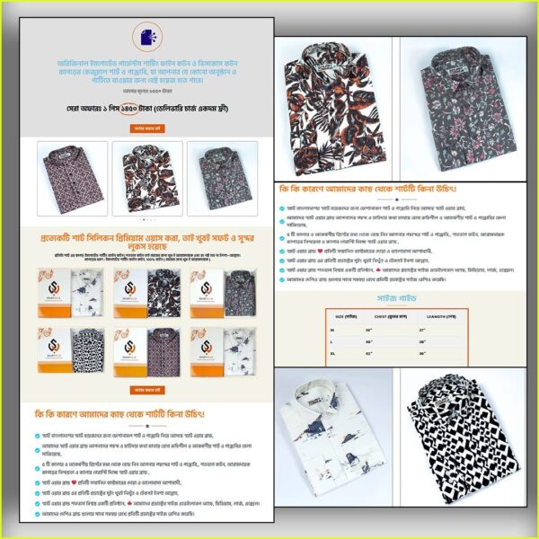 Premium Smart Luxury Shirt – Cartflows Landing Page